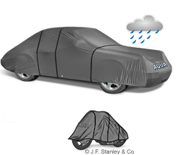 yicoming Auto Regenschutz Car Cover für VW Polo, Outdoor Sonnenschirm  Regen, Schnee, Sand und Staub mit Diebstahlsicherung Autoplane (Color :  Black)